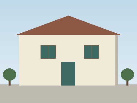 Casa de una planta en Villa Bonita