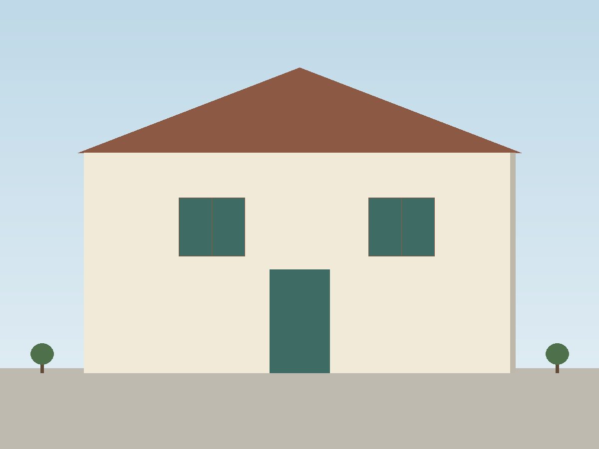 Casa de una planta en Villa Bonita